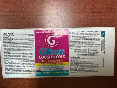 Indication An User (Giltuss Cough And Cold Indication And Usage Section)